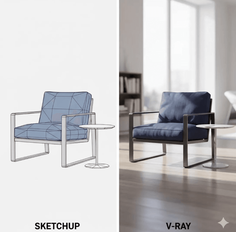 V-Ray для SketchUp с нуля: как сделать реалистичный рендер