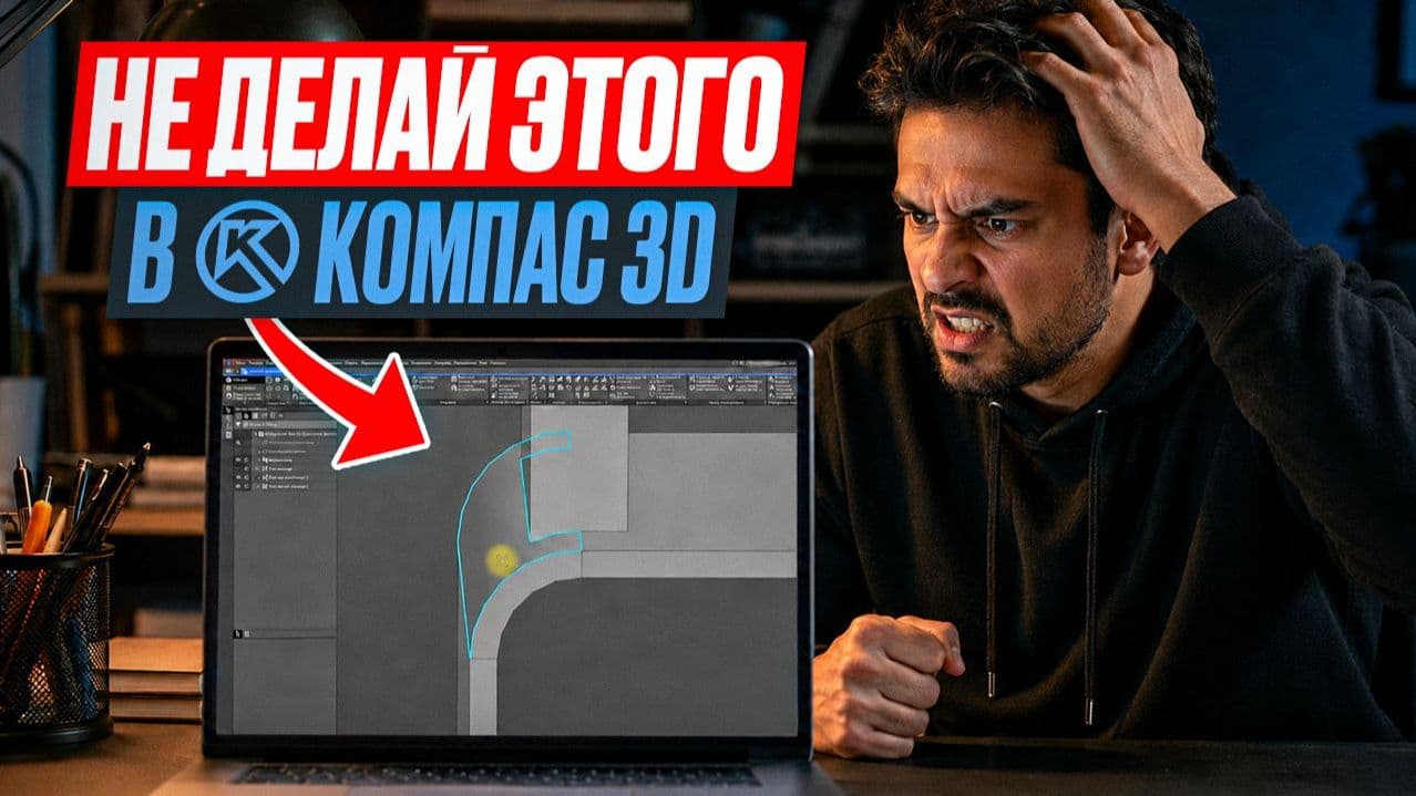 Типичные ошибки при работе с листовым моделированием в Компас 3D